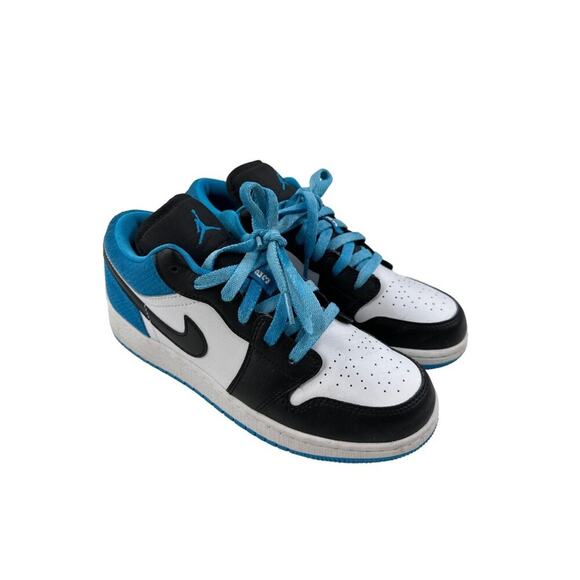 Nike - Jordan Youth Air 1 Low in Laser blue - Picture 1 of 6